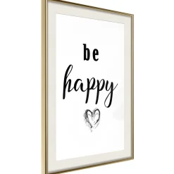 Poster 'Be Happy'