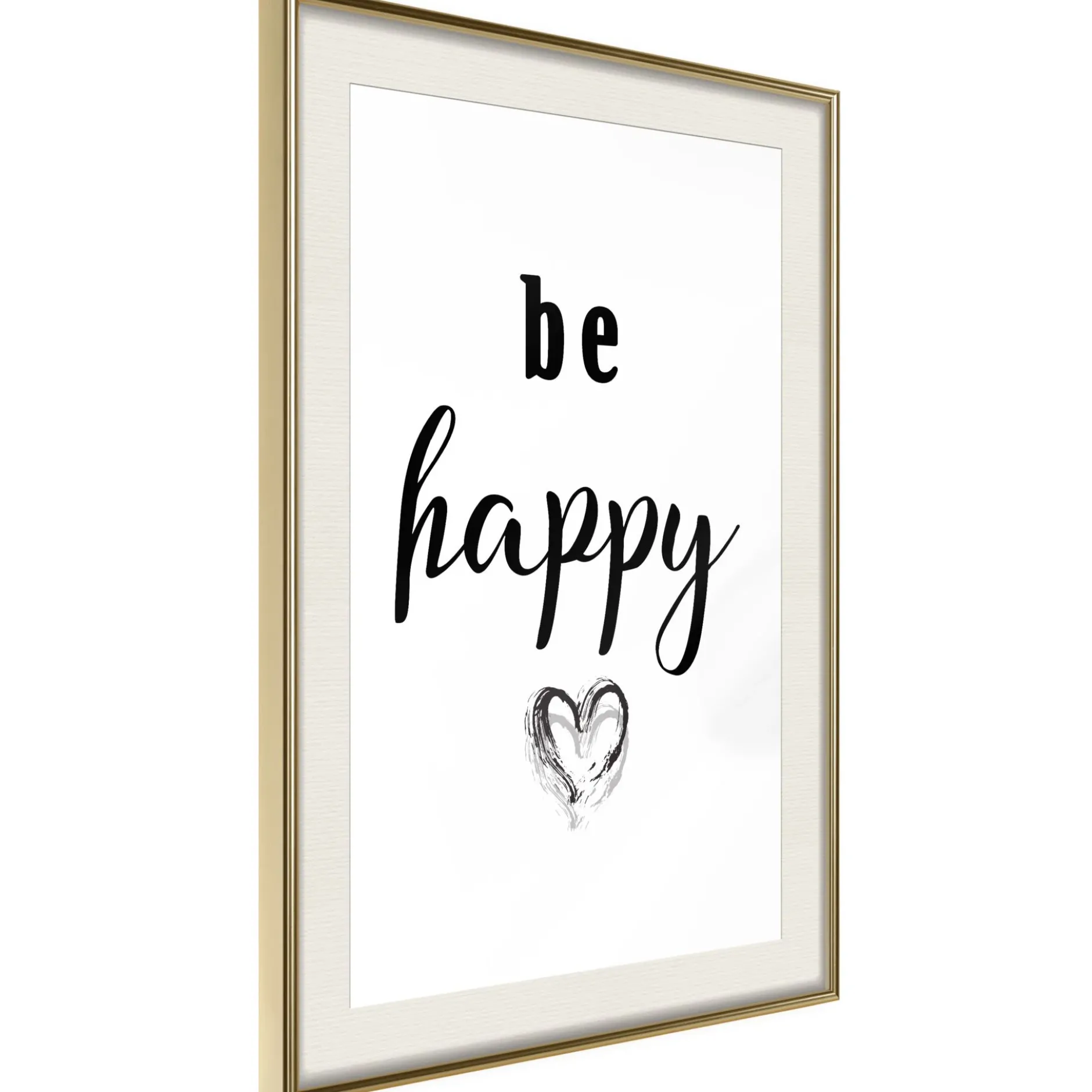 Poster 'Be Happy'