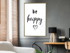 Poster 'Be Happy'