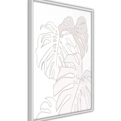 Poster 'Beige Leaves'