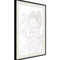Poster 'Beige Leaves'