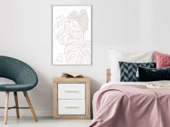 Poster 'Beige Leaves'