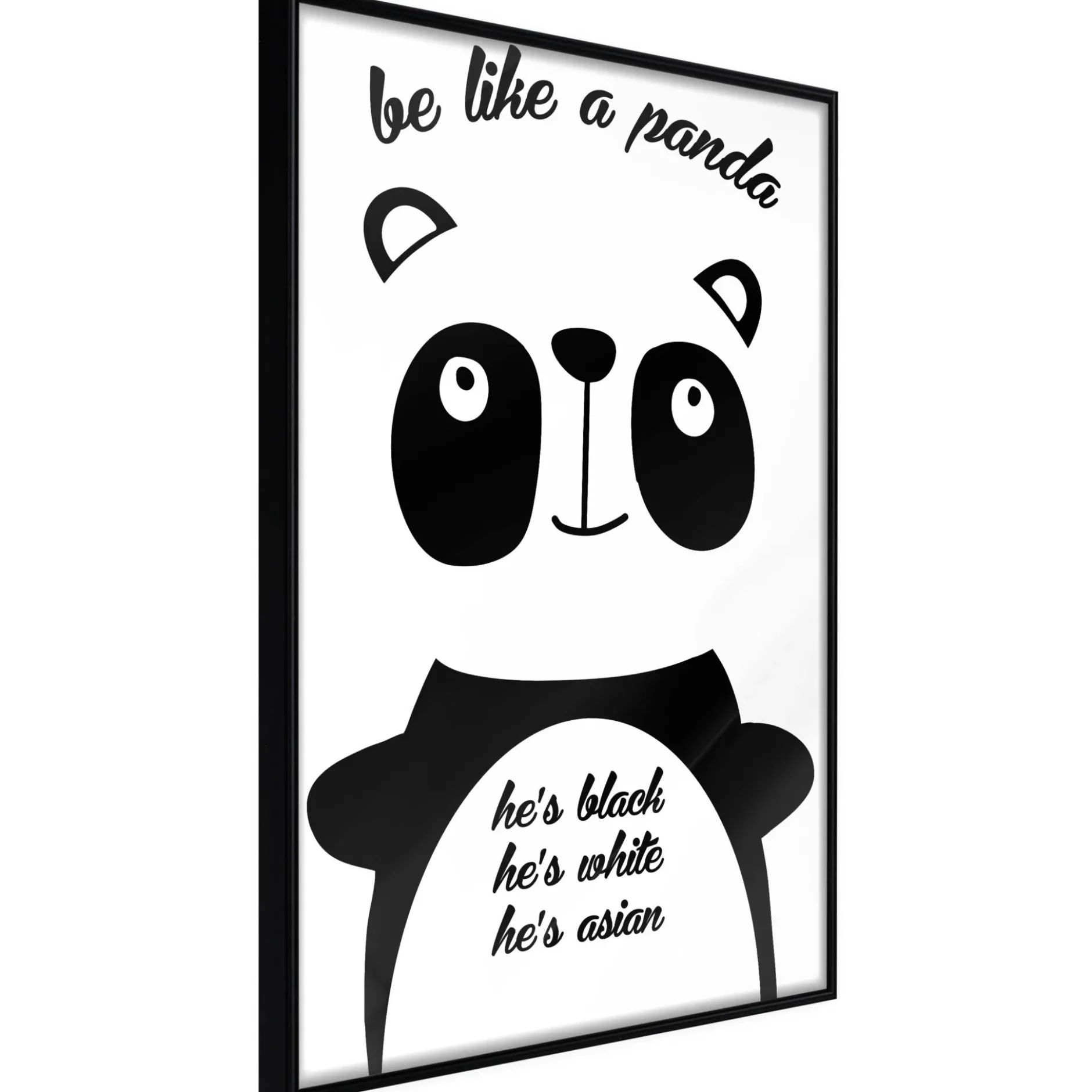 Poster 'Be Like a Panda'