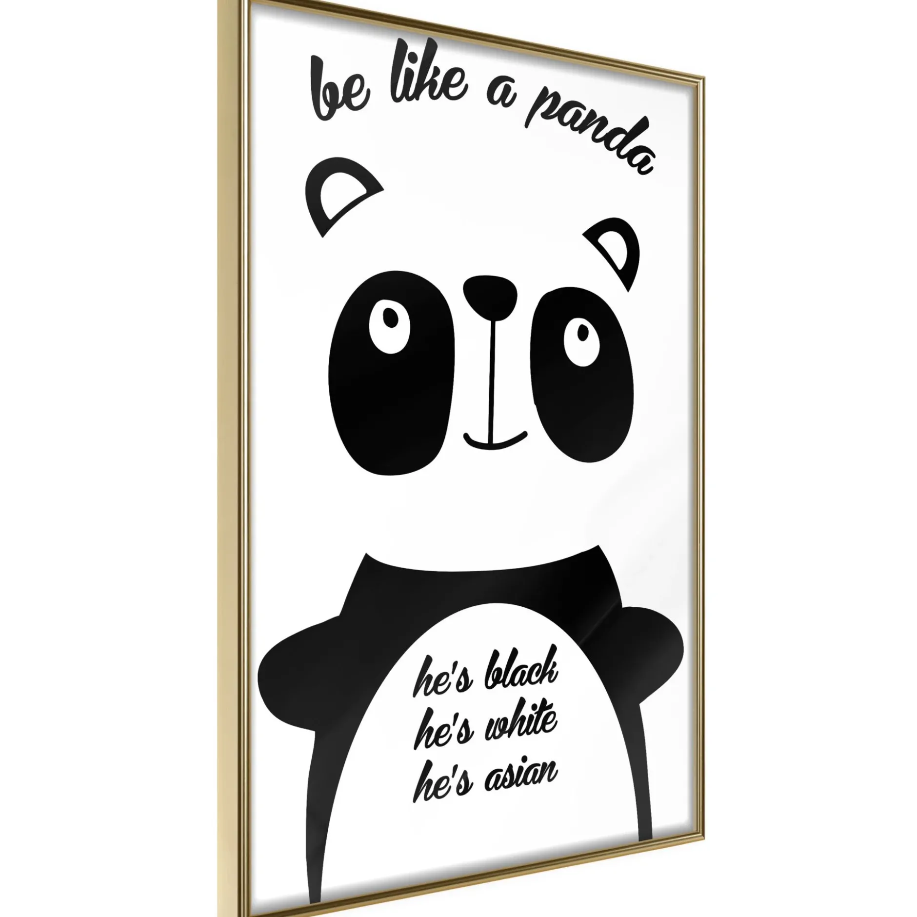 Poster 'Be Like a Panda'
