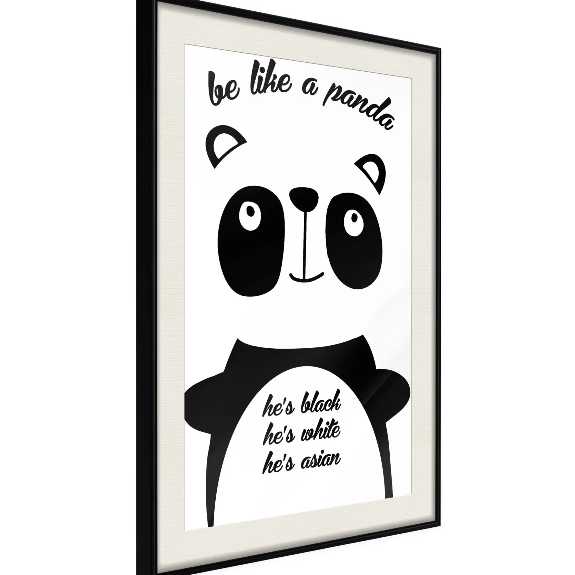 Poster 'Be Like a Panda'