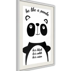 Poster 'Be Like a Panda'