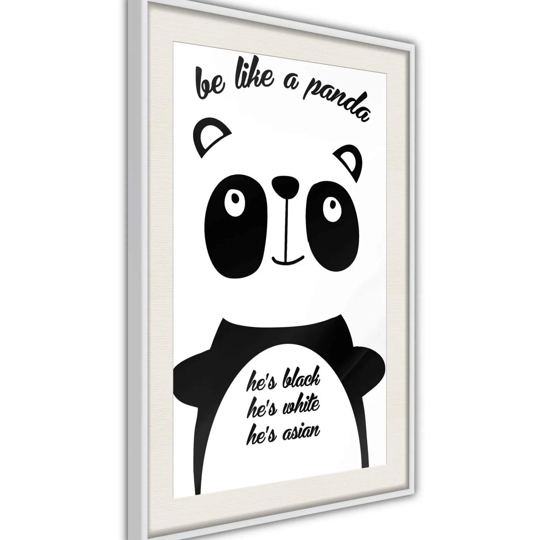 Poster 'Be Like a Panda'