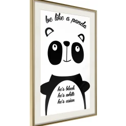 Poster 'Be Like a Panda'