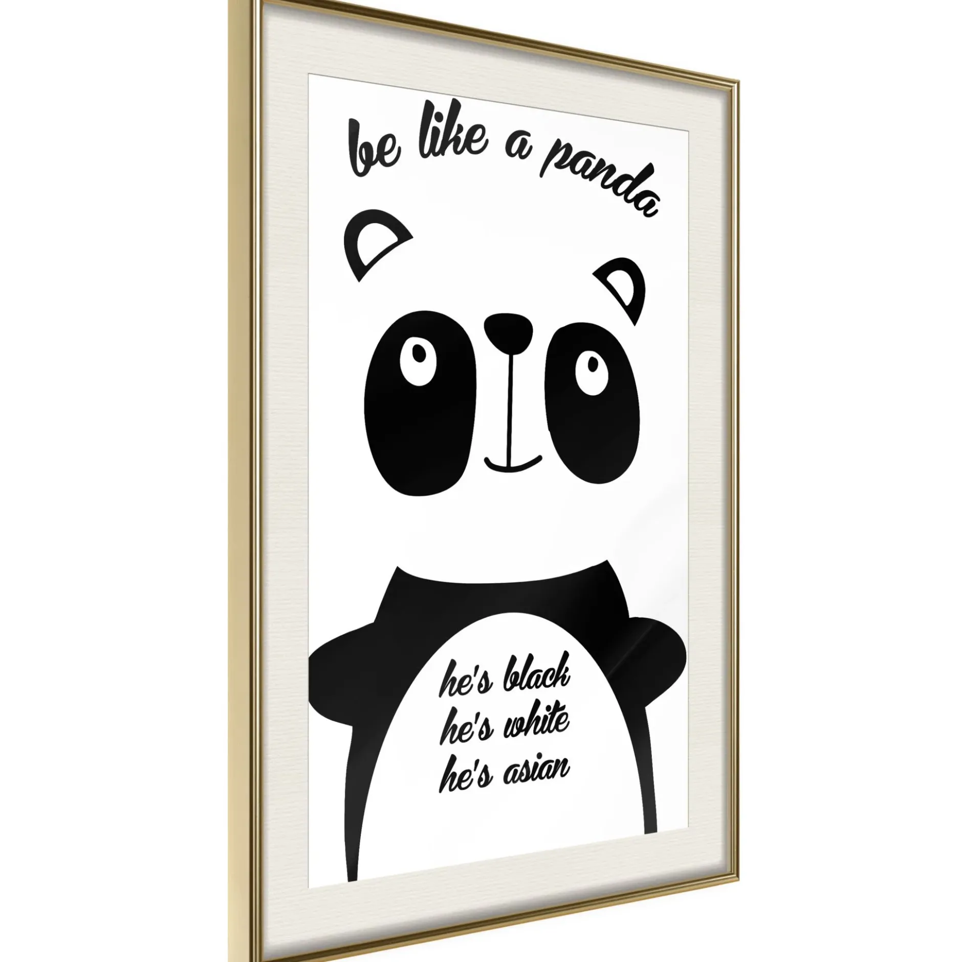 Poster 'Be Like a Panda'