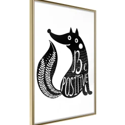 Poster 'Be Positive'