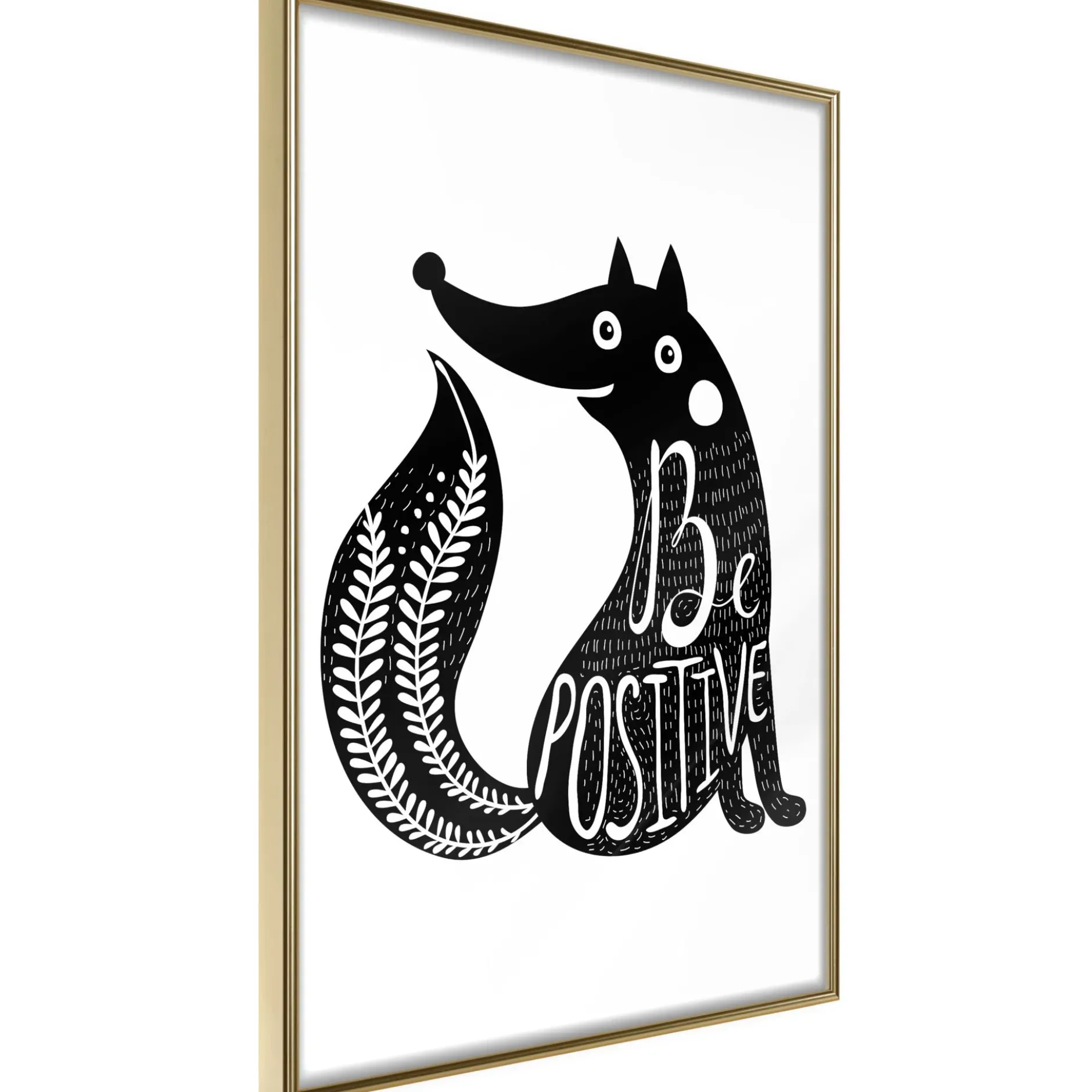 Poster 'Be Positive'