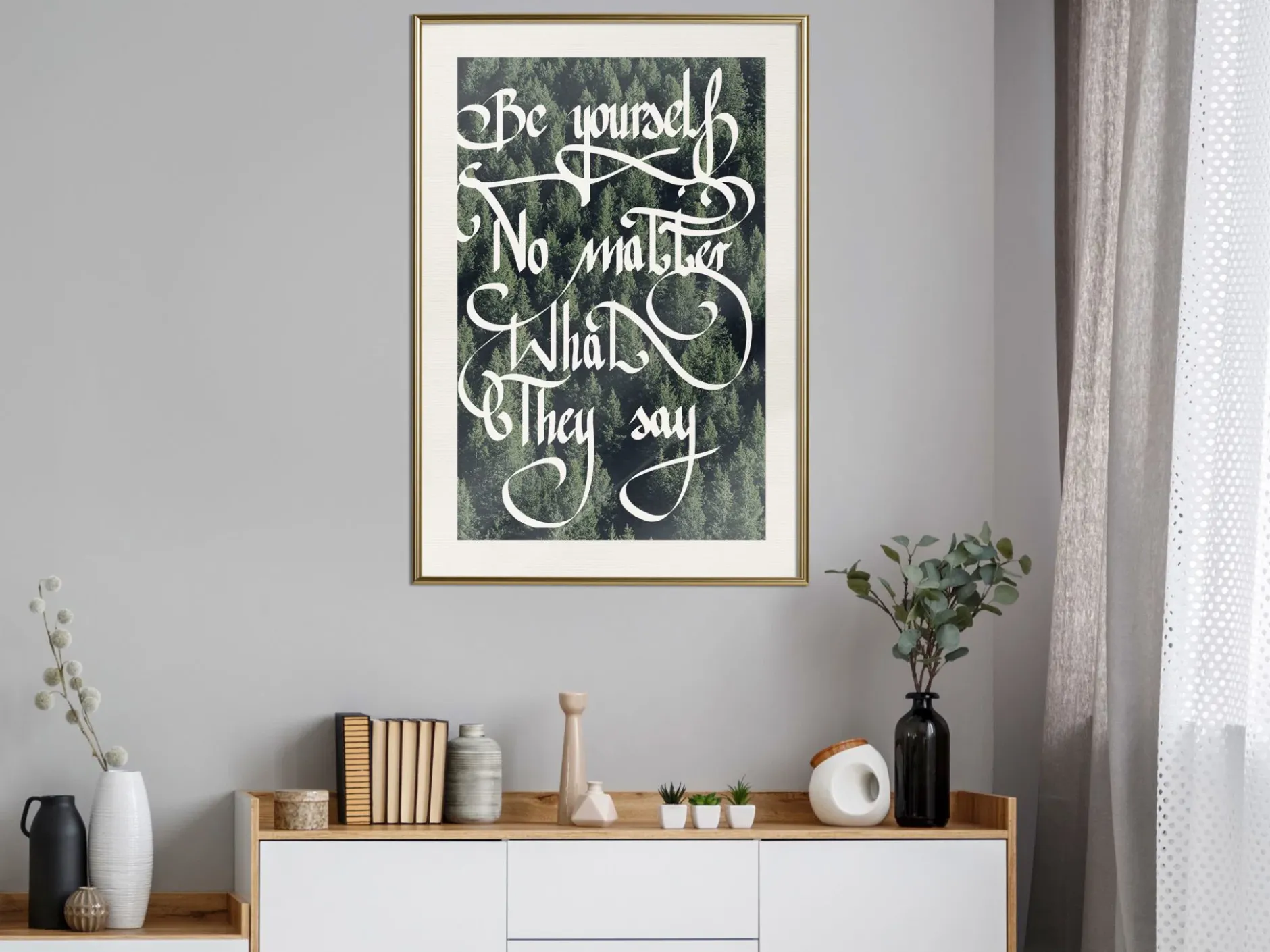 Poster 'Be Yourself'