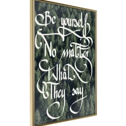 Poster 'Be Yourself'
