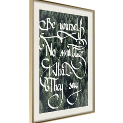 Poster 'Be Yourself'