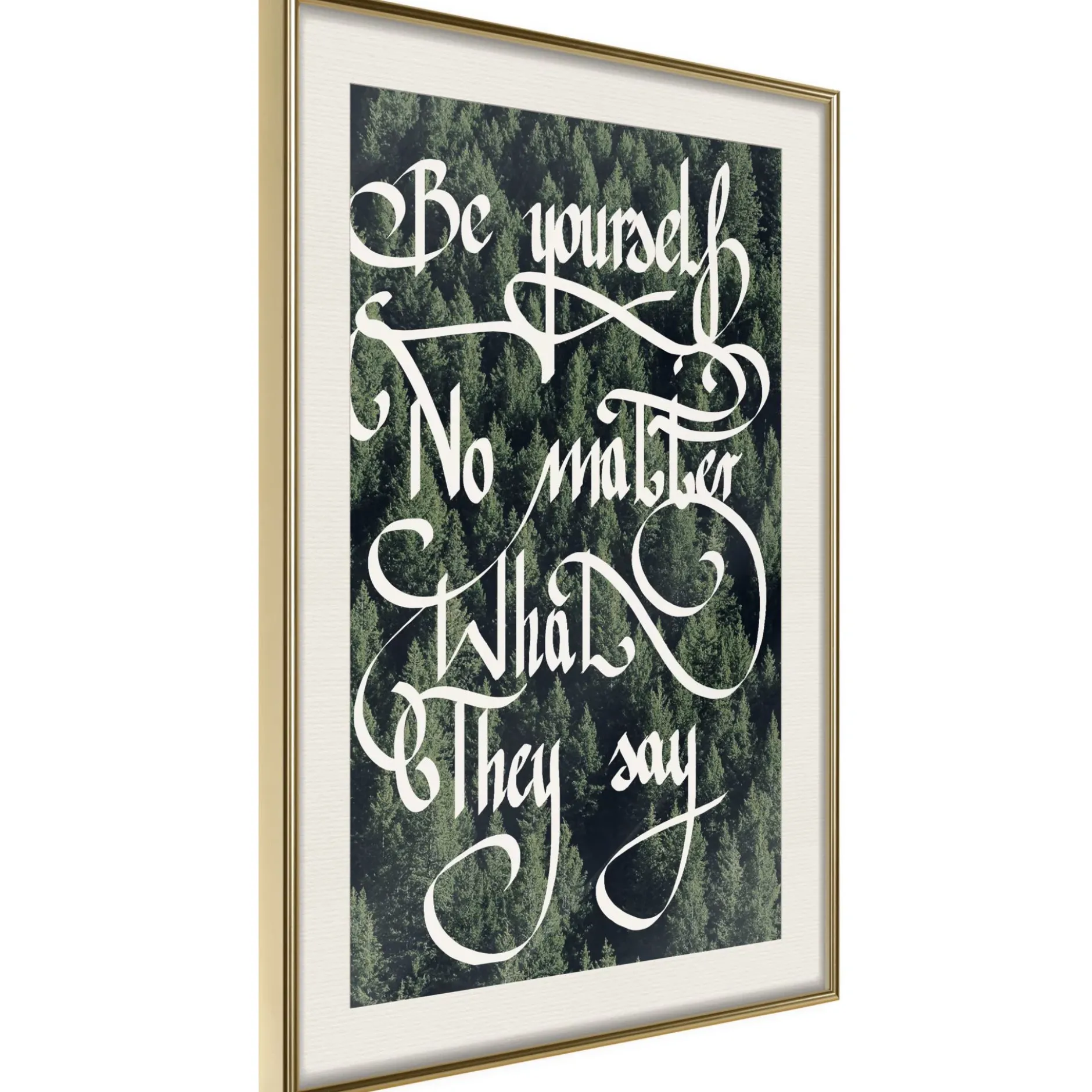 Poster 'Be Yourself'