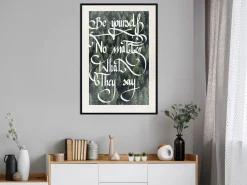 Poster 'Be Yourself'