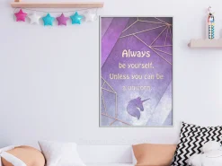 Poster 'Be Yourself or a Unicorn'
