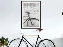 Poster 'Bicycle Leaning Against the Wall'