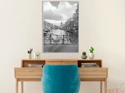 Poster 'Bicycles Against Canal'