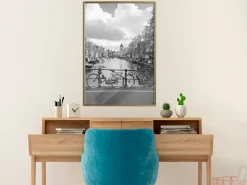 Poster 'Bicycles Against Canal'