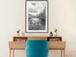 Poster 'Bicycles Against Canal'