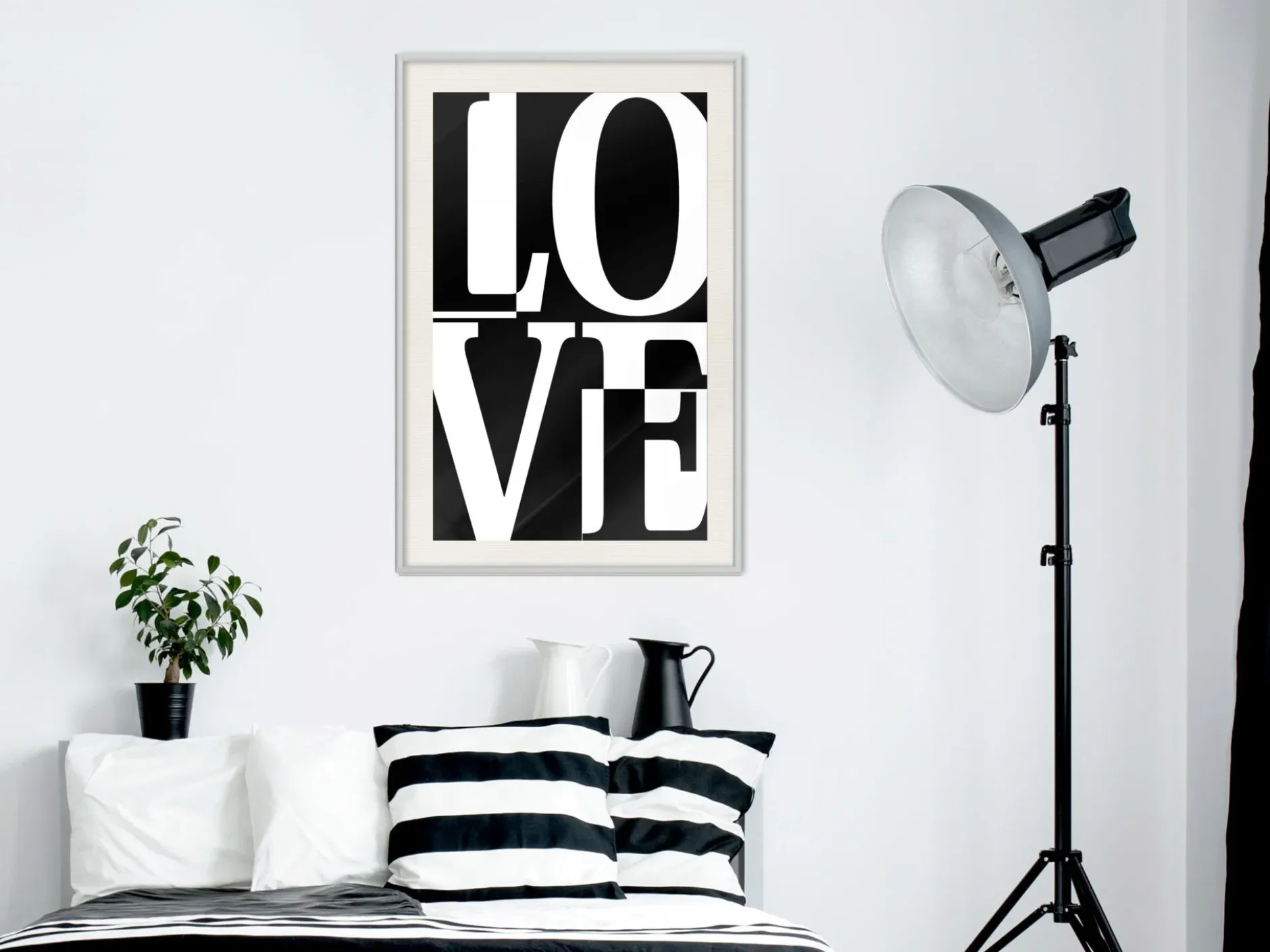 Poster 'Black and White Love'