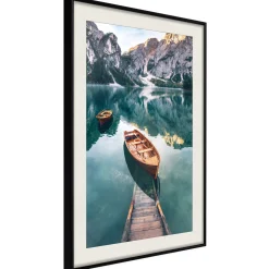 Poster 'Boats In Dolomites'