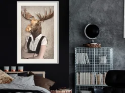 Poster 'Brainy Moose'