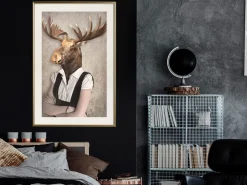 Poster 'Brainy Moose'