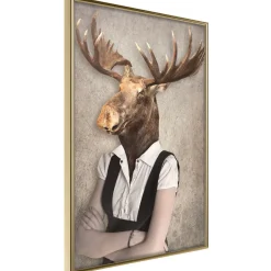 Poster 'Brainy Moose'