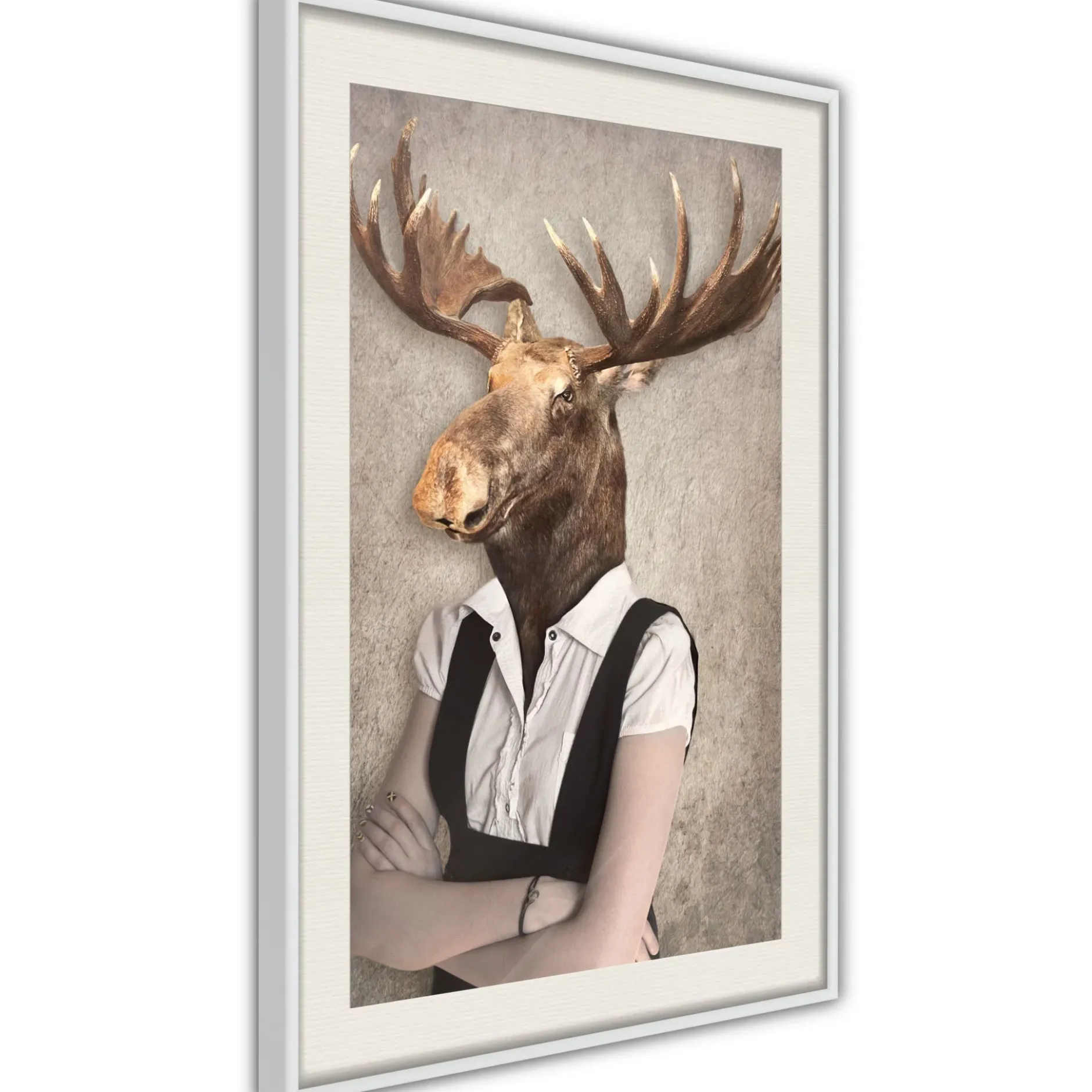 Poster 'Brainy Moose'