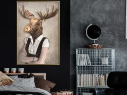 Poster 'Brainy Moose'