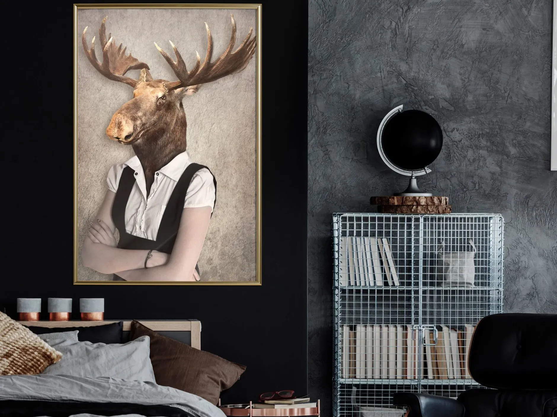 Poster 'Brainy Moose'