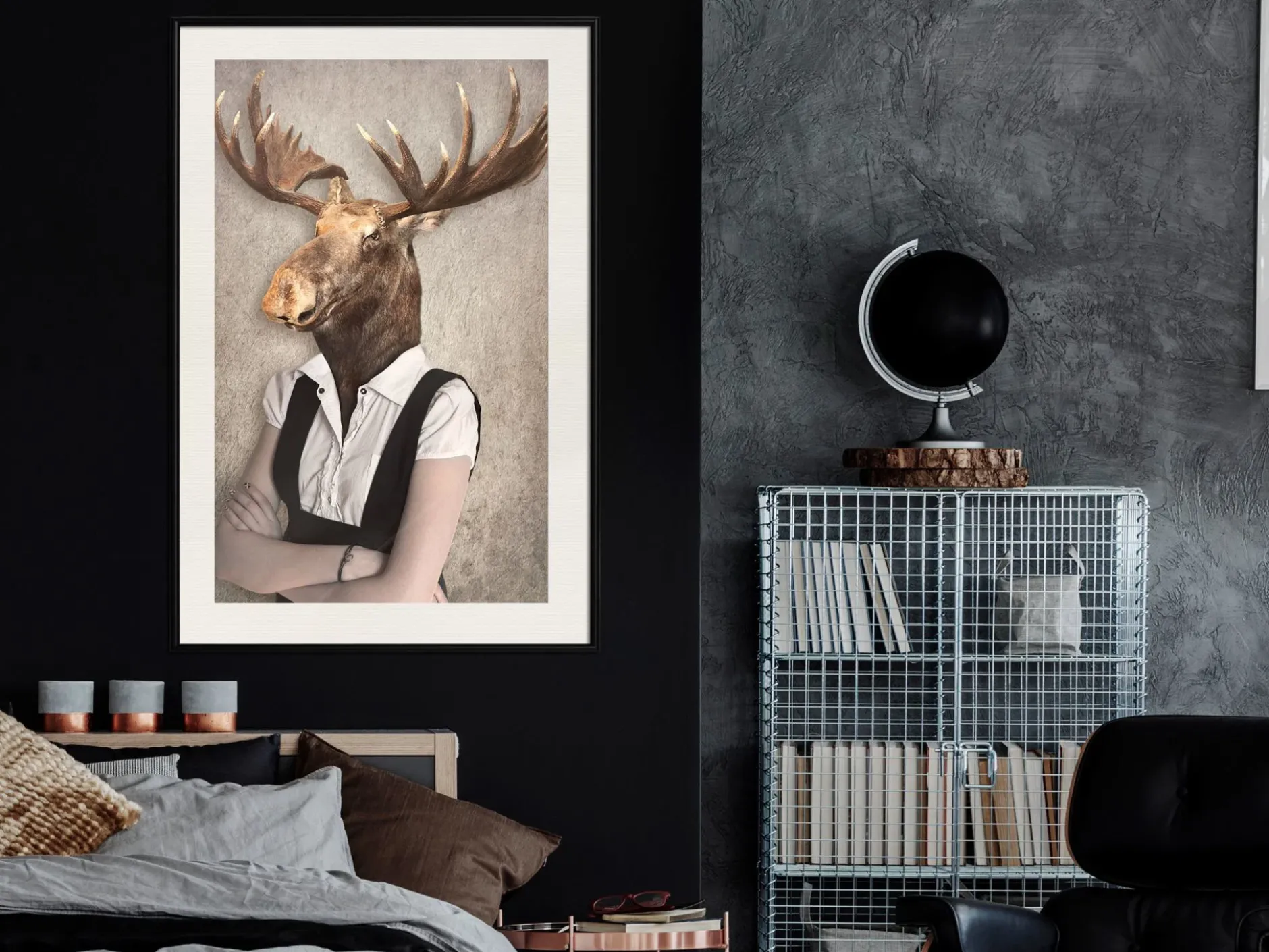 Poster 'Brainy Moose'
