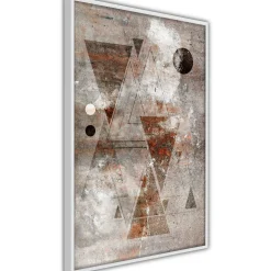 Poster 'Brick-Built Triangles'