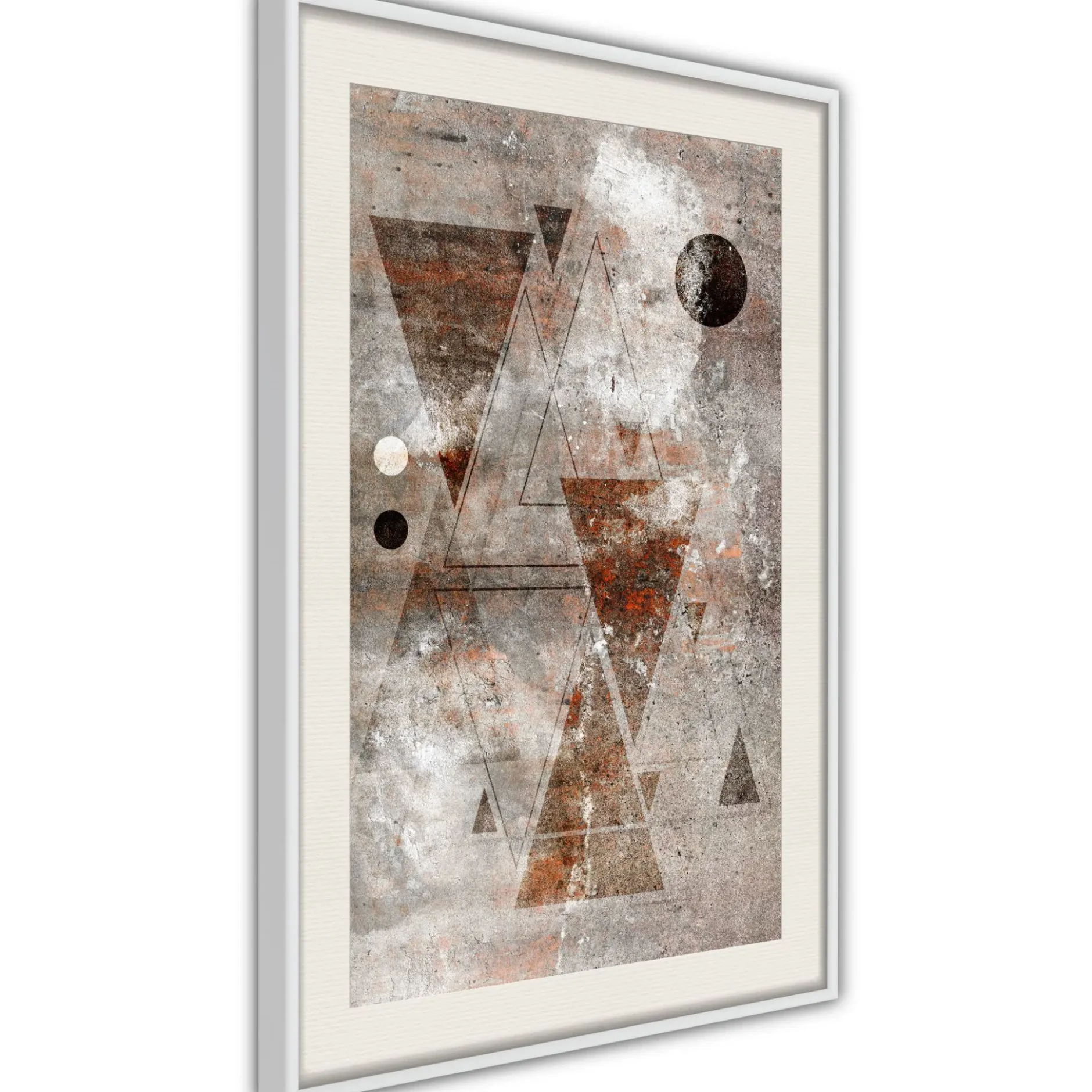 Poster 'Brick-Built Triangles'