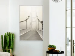 Poster 'Bridge Disappearing into Fog'