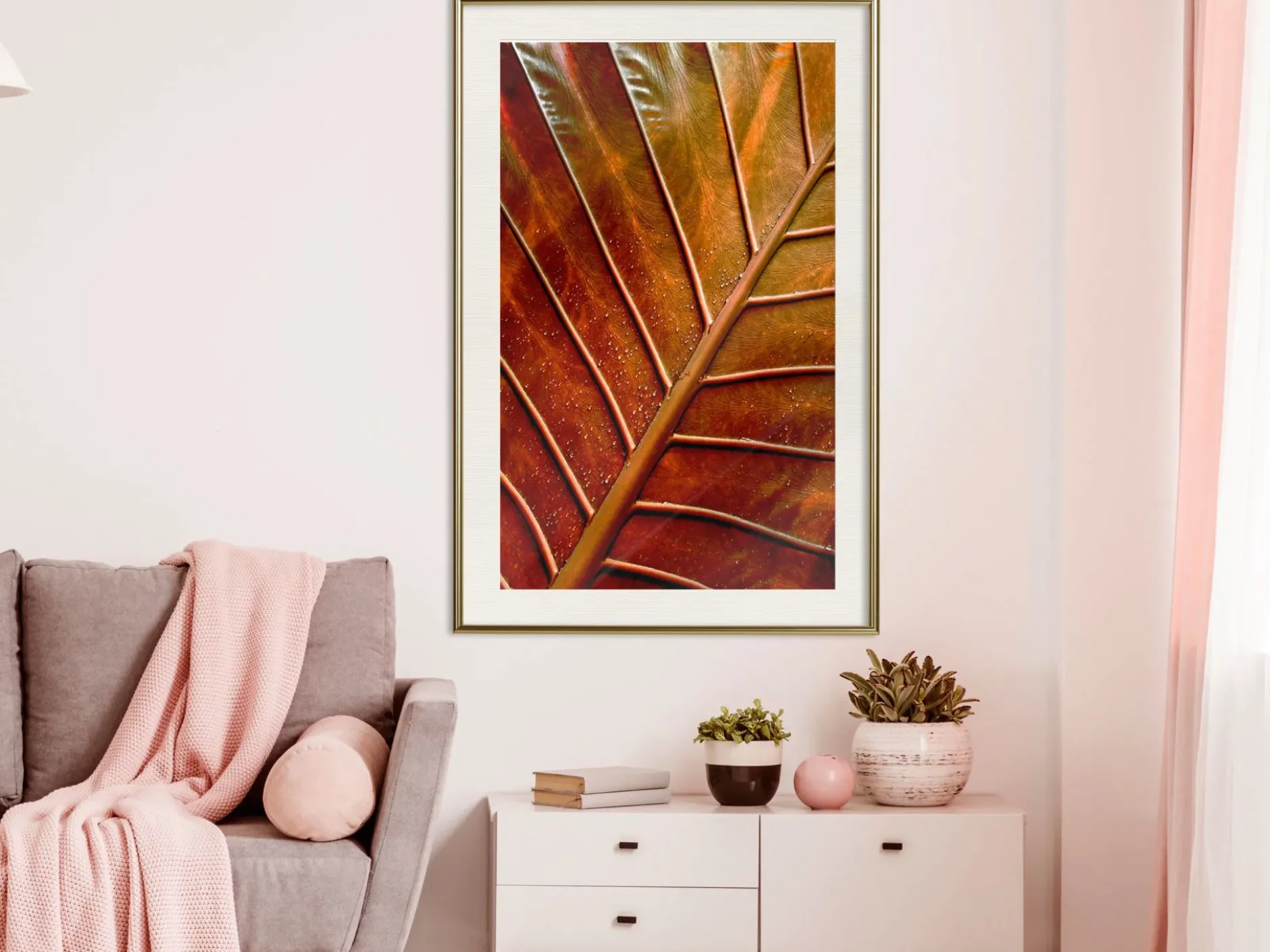 Poster 'Bronze Leaf'