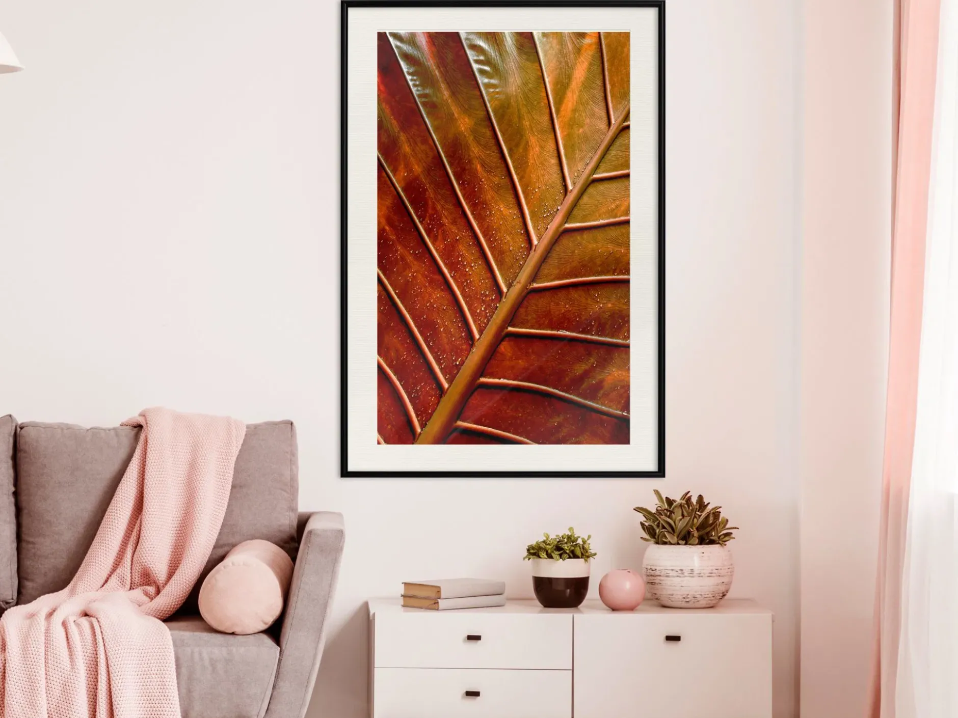 Poster 'Bronze Leaf'