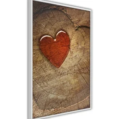 Poster 'Carved Heart'