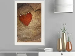 Poster 'Carved Heart'