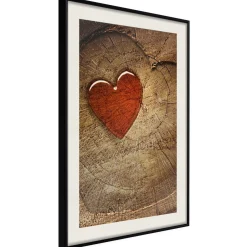 Poster 'Carved Heart'