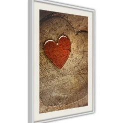 Poster 'Carved Heart'