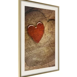 Poster 'Carved Heart'