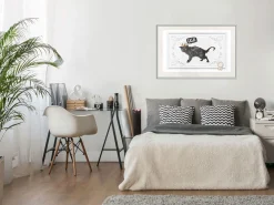 Poster 'Cat in Crown'