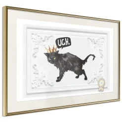 Poster 'Cat in Crown'