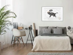 Poster 'Cat in Crown'