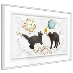 Poster 'Cat Quarrel'
