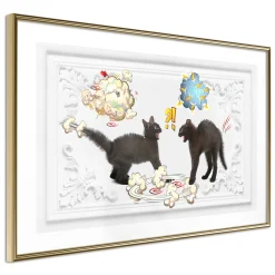 Poster 'Cat Quarrel'