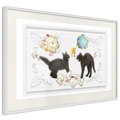 Poster 'Cat Quarrel'